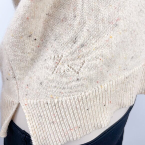 Zadig & Voltaire Cream V-Neck Sweater - Picture 3 of 12